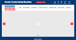 Desktop Screenshot of mississaugamarathon.com